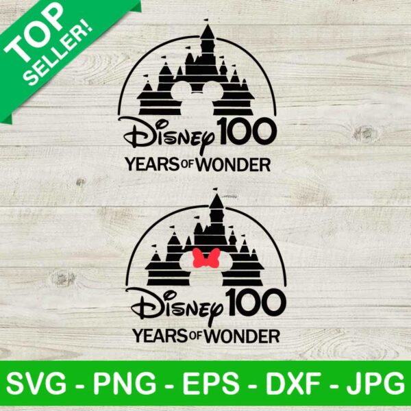 Disney 100 Years Of Wonder Castle SVG