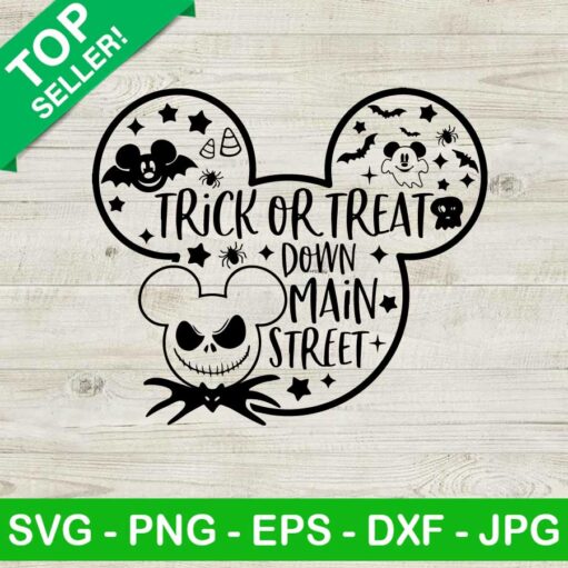 Trick Or Treat Down Main Street SVG