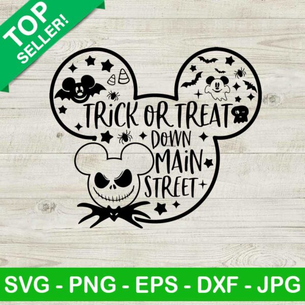 Trick Or Treat Down Main Street SVG