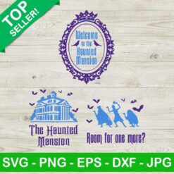 Haunted Mansion Room For One More SVG