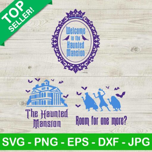 Haunted Mansion Room For One More Svg