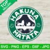 Hakuna matata starbuck logo SVG