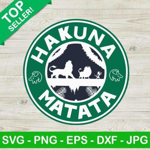 Hakuna Matata Starbuck Logo Svg