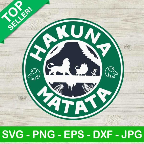 Hakuna matata starbuck logo SVG