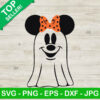 Halloween Minnie Mouse Ghost SVG