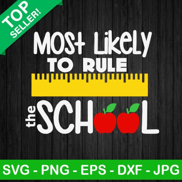 Most like to rule school SVG PNG
