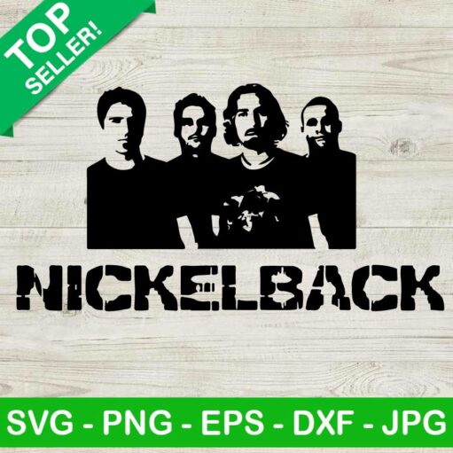 Nickelback Rock Band Svg