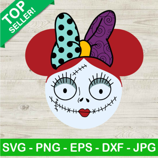 Sally Minnie Head Ears Svg