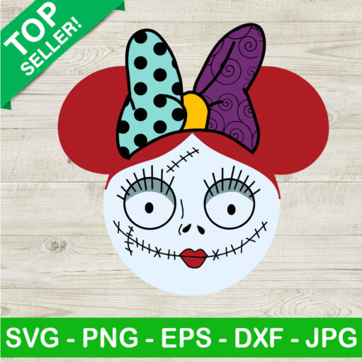 Sally Minnie Head Ears Svg