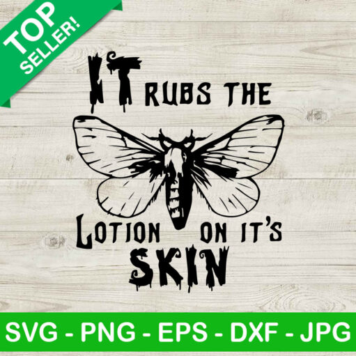 It Rubs The Lotion On It'S Skin Svg