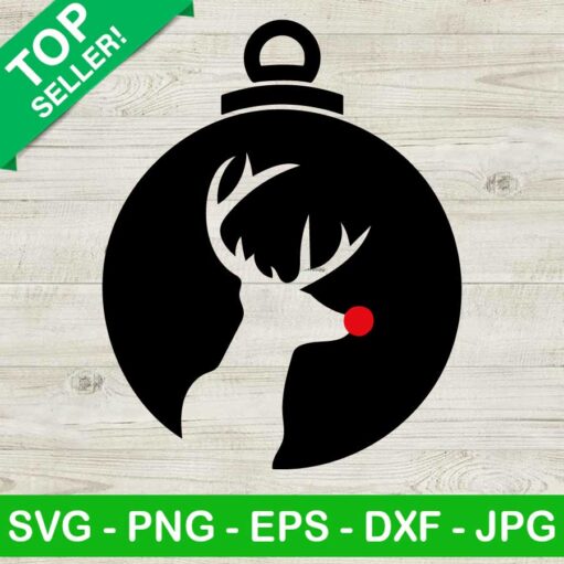 Ornament reindeer SVG