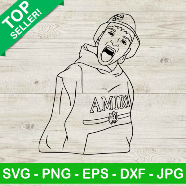 Peso Pluma Black And White SVG, Funny Peso Pluma SVG, Musica Regional SVG