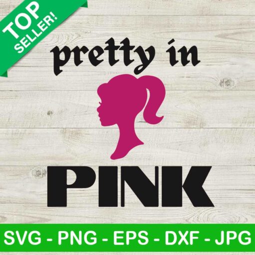 Barbie Pretty In Pink Svg