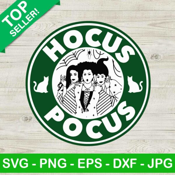 Hocus Pocus Sanderson Starbuck Logo SVG