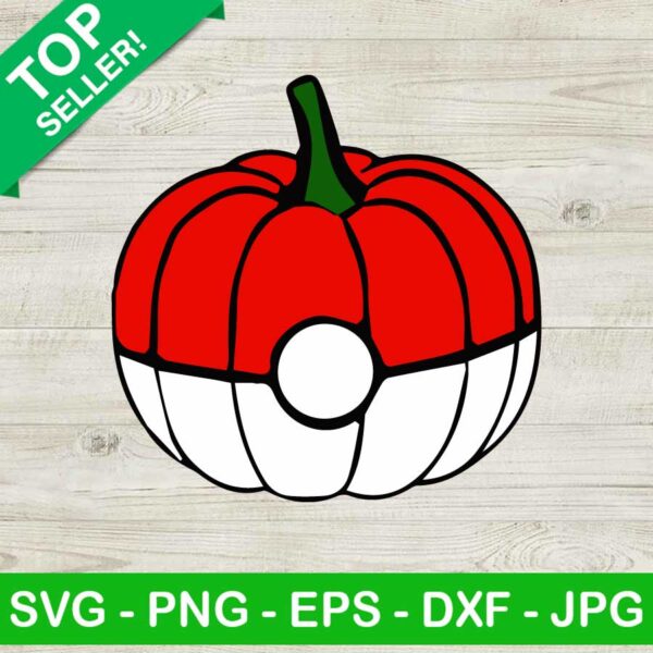 Pumpkin Pokemon Ball SVG