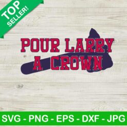 Pour larry a crown SVG