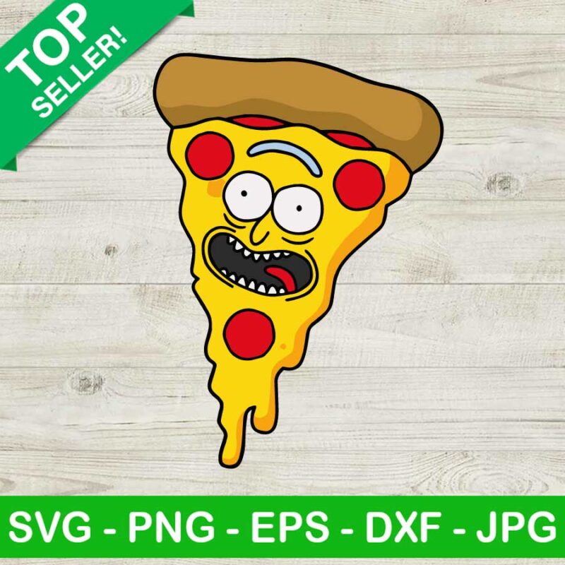 Rick and morty pizza SVG