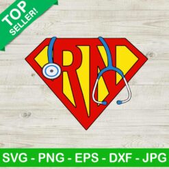 RN Super Nurse Logo SVG