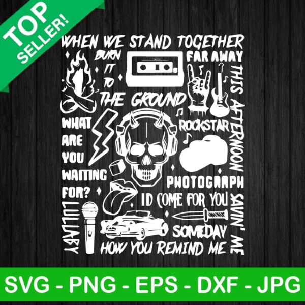 When We Stand Together Far Away SVG