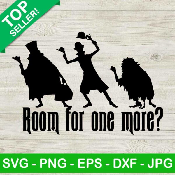 Haunted Mansion Room For One More SVG