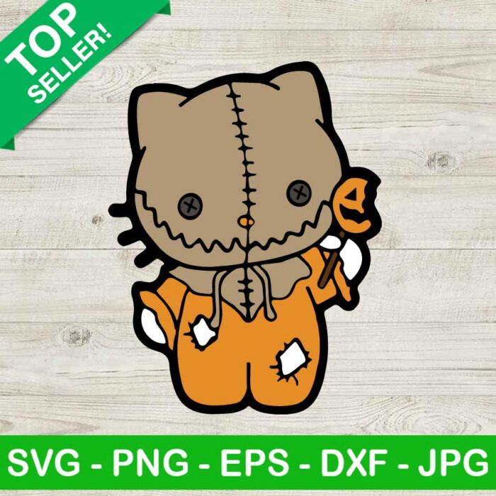 Hello Kitty Sam Trick or Treat SVG