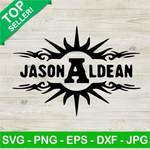 Jason Aldean country music logo SVG