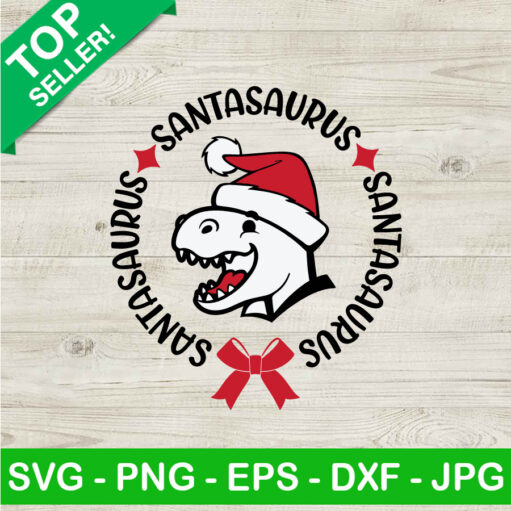 Santasaurus Svg