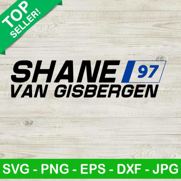 Shane Van Gisbergen 97 SVG, Nascar Racing Driver SVG, Van Gisbergen SVG