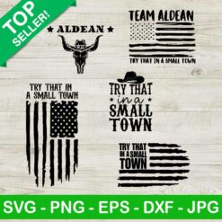Try That in a Small Town USA flag bundle SVG