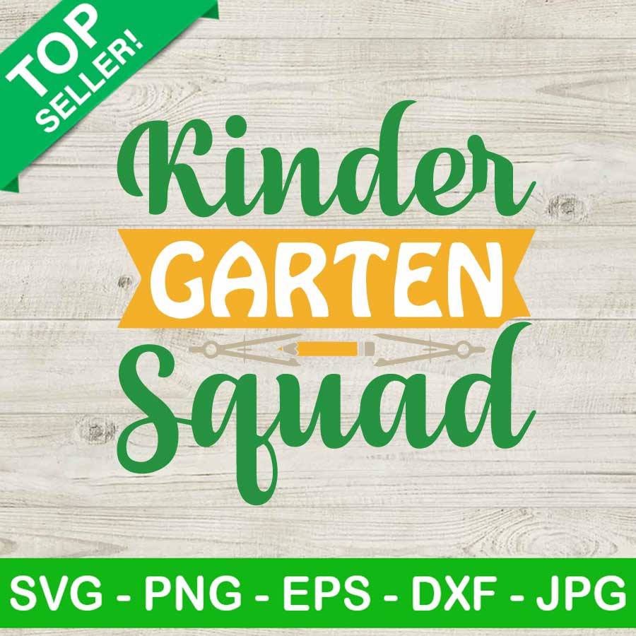 Kindergarten squad SVG, Kindergarten SVG, School SVG, Kids SVG