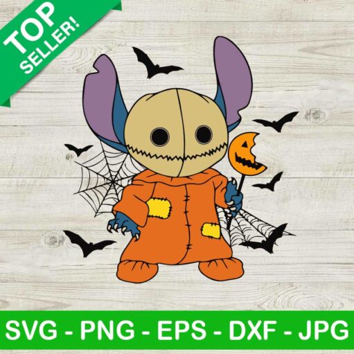 Stitch Sam Trick Or Treat Svg