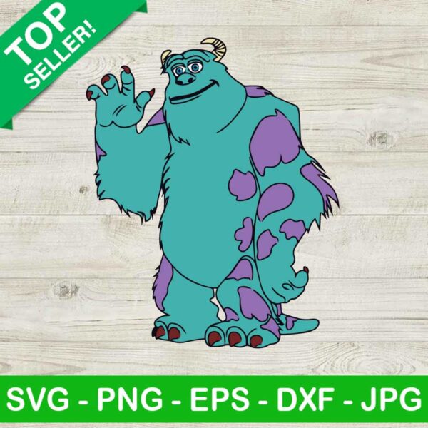 Sulley Monster Inc Character SVG