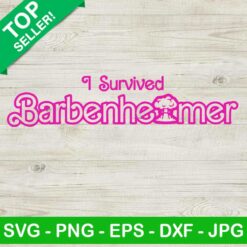 I Survived Barbenheimer SVG