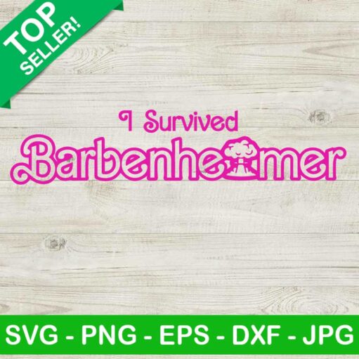 I Survived Barbenheimer Svg