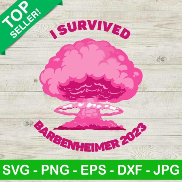 I Survived Barbenheimer 2023 SVG