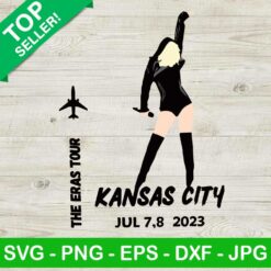 Taylor The Eras Tour Kansas City Concert SVG, Taylor Swift Tour 2023 SVG, The Eras Tour Kansas City 2023 SVG