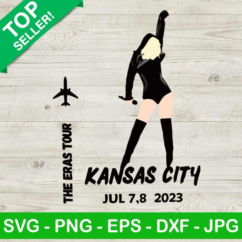 Taylor The Eras Tour Kansas City Concert SVG