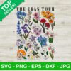 The Eras Tour State Flowers PNG