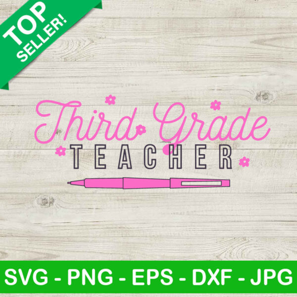 Barbie Third Grade Teacher SVG