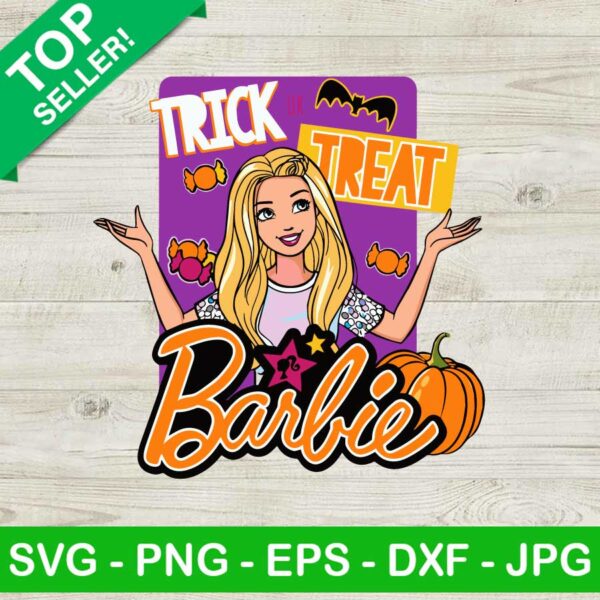 Barbie Trick Or Treat SVG