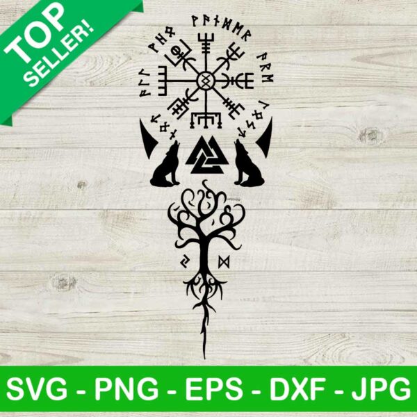 Viking tattoo SVG