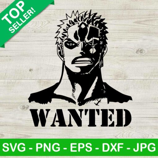 Roronoa Zoro wanted SVG