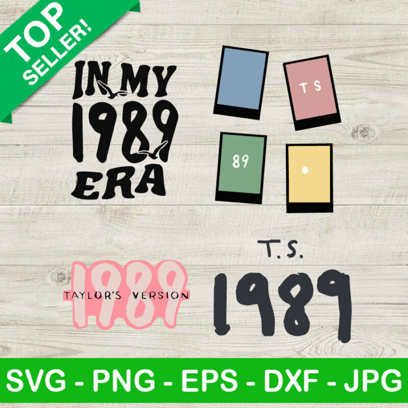 Taylor Swift In My 1989 Era SVG, 1989 Album SVG, Taylor's Version Album SVG PNG DXF