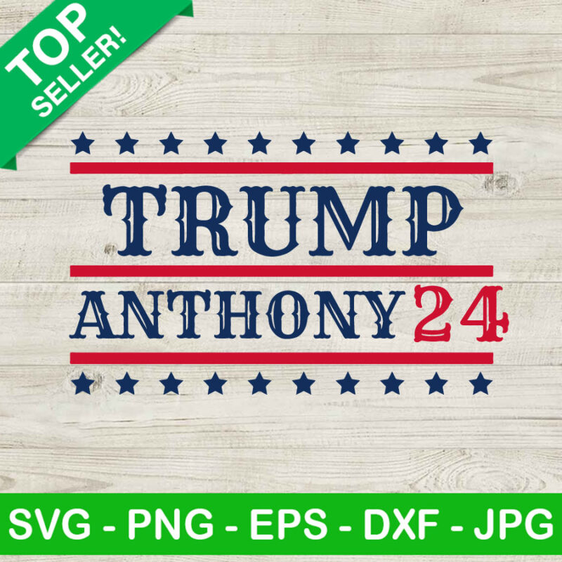Trump Anthony 2024 SVG