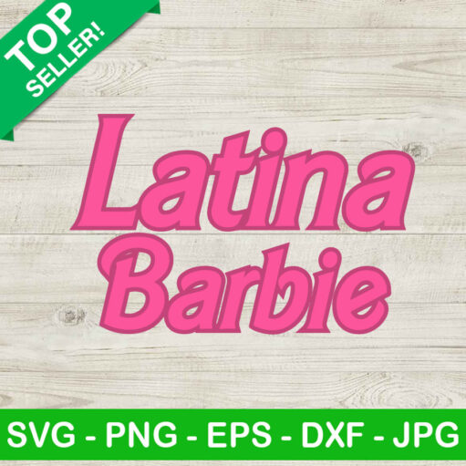 Latina Barbie Svg Png