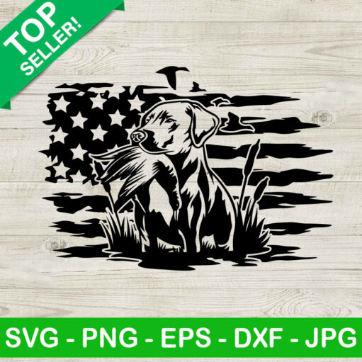 Us Hunting Dog Svg