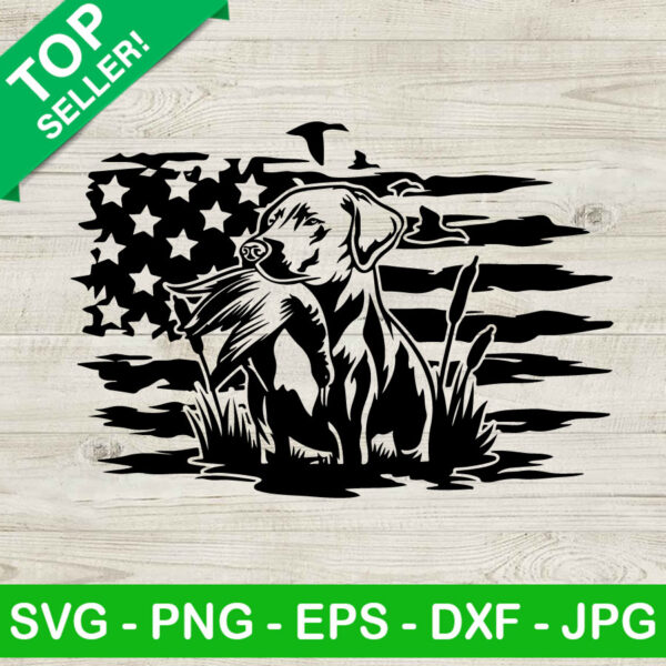 US Hunting Dog SVG, Hunting Season SVG, Duck Hunting SVG, Dog Duck Hunting SVG