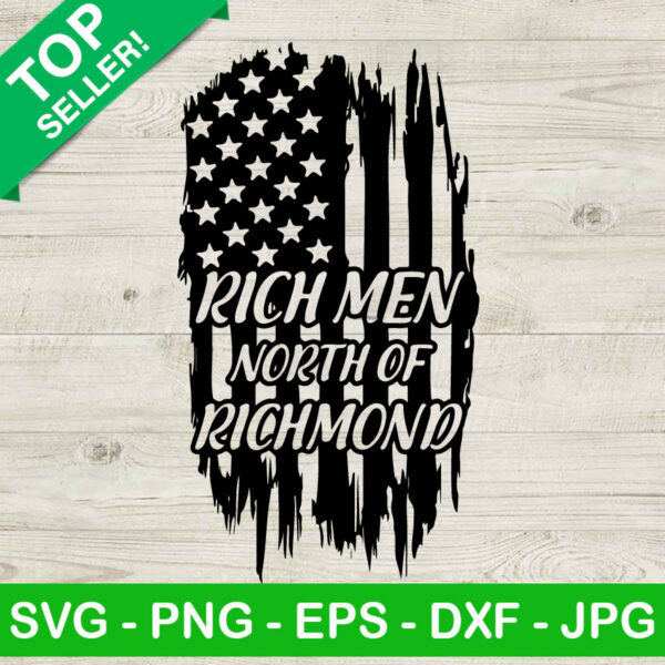 Rich Men North of Richmond american SVG, Oliver Anthony lyrics SVG, Country Music US Flag SVG PNG