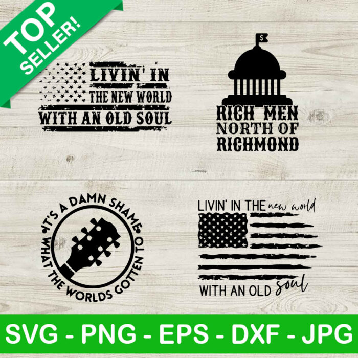 Rich Men North Of Richmond Bundle SVG