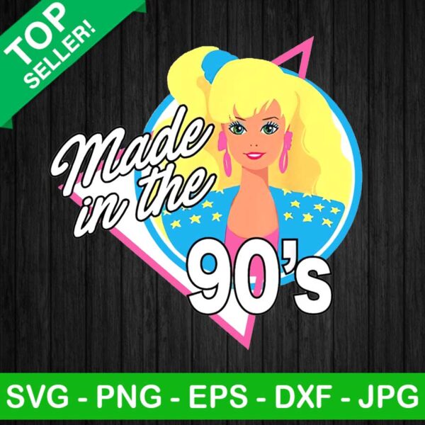 Barbie Made In The 90's PNG